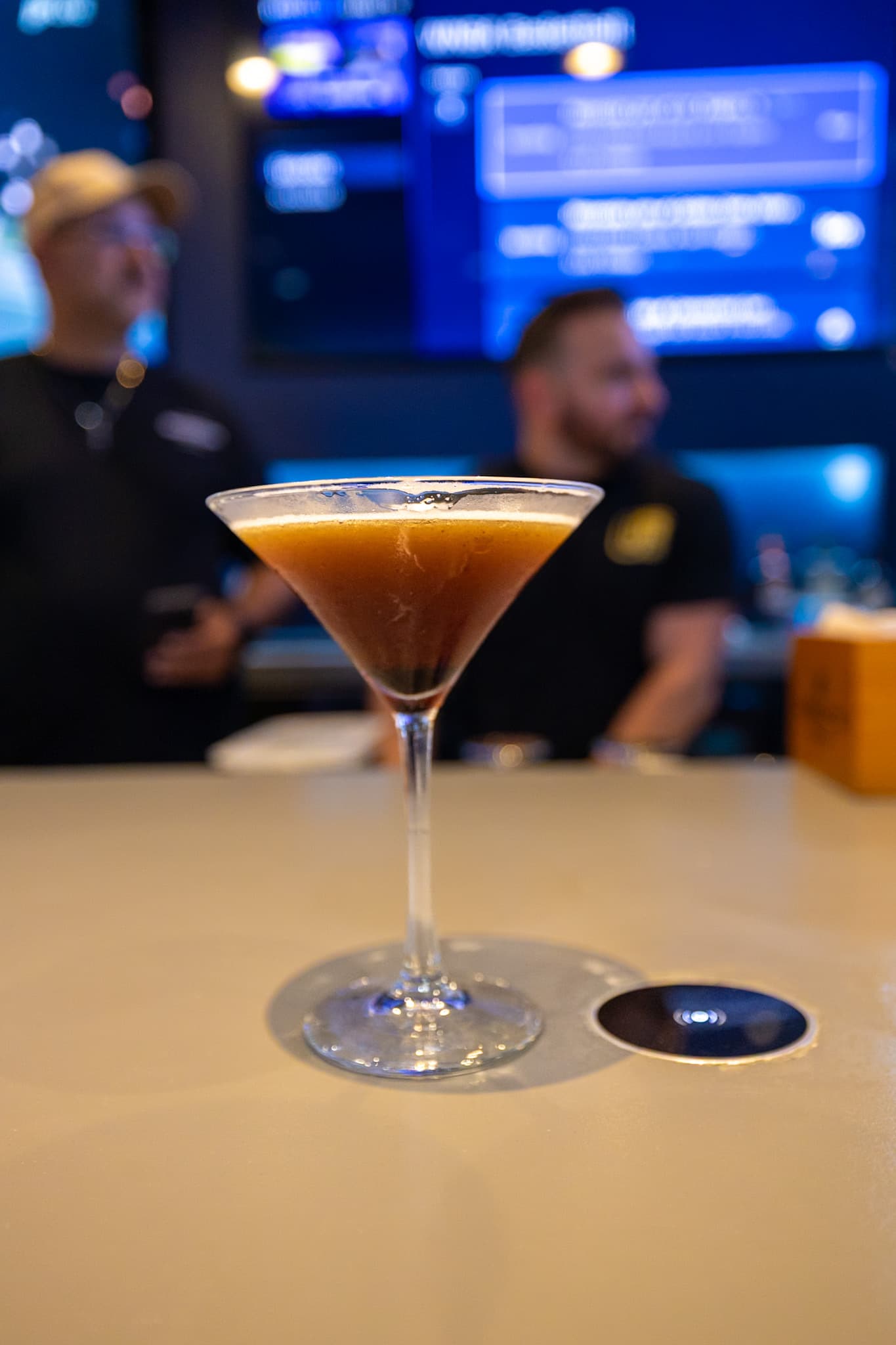 Craft cocktail on the bar