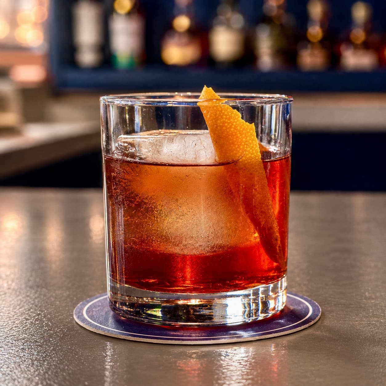 Peach cobbler old fashioned specialty cocktail