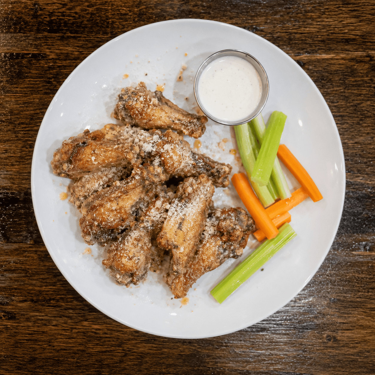 Garlic parmesan wings
