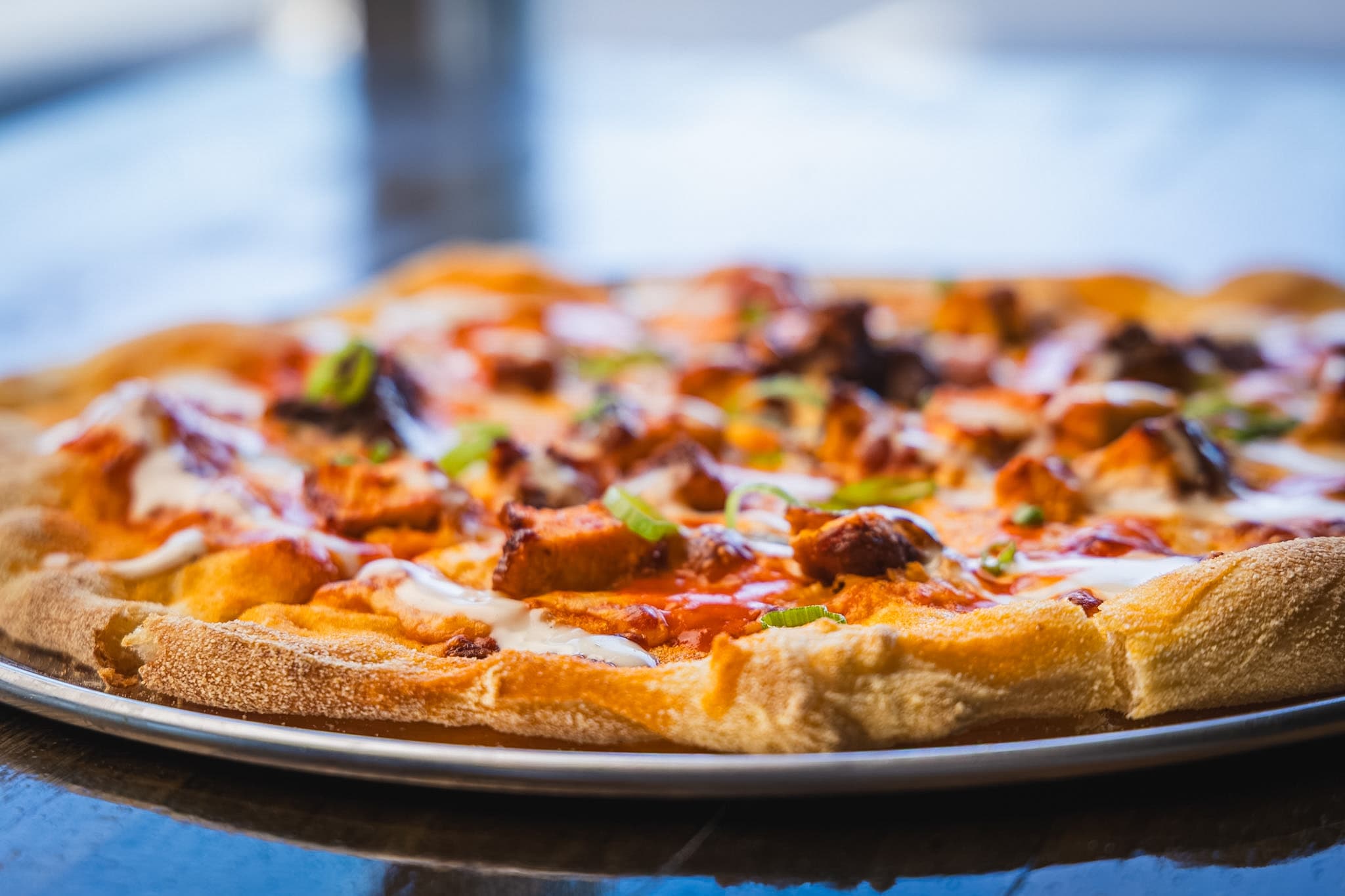 Buffalo chicken pizza