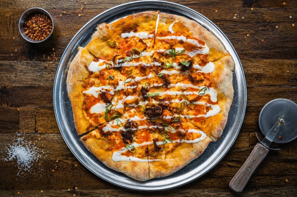 Featured pizza at The Owner's Box